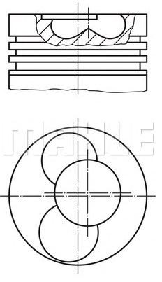 PİSTON,SEGMAN (STD)(79.51MM) VW-POLO 1.4 TDI AMF 3.