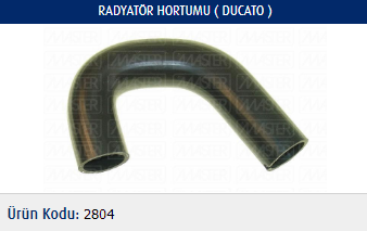 RADYATÖR ALT HORTUMU FIAT DUCATO 2.0-2.2 JTD 02-