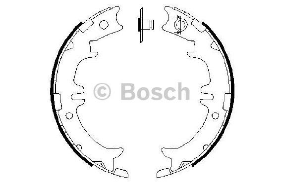 PABUÇLU FREN BALATASI (ARKA) TOYOTA AVENSIS VERSO 01-09 / PREVIA 90-00 / RAV 4 I 94-00 / RAV 4 II 00-05 / LEXUS GS 97-04 / IS I 99-05 / LS 97-00