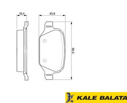 DİSK BALATA (ARKA) FIAT LINEA 1,6D MULTIJET 09-