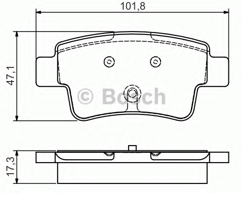 DİSK BALATA (ARKA) OPEL CORCA D 1.4-1.6 07-