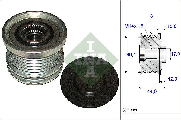 ALTERNATÖR KASNAĞI FORD C-MAX / FOCUS II / VOLVO C30 / S40 II / V50