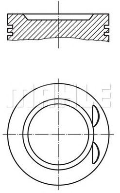 PİSTON,SEGMAN (STD)(79.50MM) RENAULT MEGANE K4M 1,6 16V