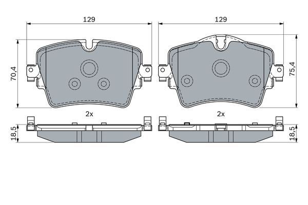 DİSK BALATA (ÖN) BMW 1 (F40) 116 d 19- / MINI CLUBMAN Cooper D 14-