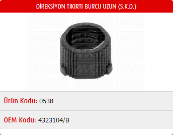 DİREKSİYON TIKIRTI BURCU (UZUN) FIAT TOFAŞ M131