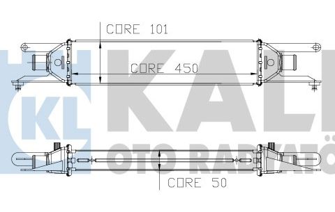 INTERCOOLER (BRAZING)(MT) LINEA 1.3 JTD AL+AL SİSTEM