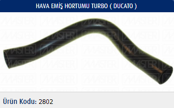 HAVA EMİŞ HORTUMU FIAT DUCATO 2.5D-TD-2.8 TD 94-02