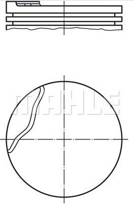 PİSTON,SEGMAN (+0.50)(79.50MM) RENAULT MEGANE K7M 1,6 8V 1.e 2.PİSTON