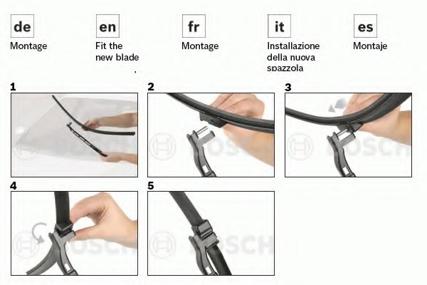 SİLGİ SÜPÜRGESİ (600MM+450MM) VW CADDY III 04- / TOURAN 06-