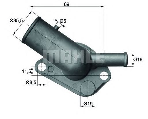 TERMOSTAT (87°C) 87 C TEMRPA TİP1.4 - 1.6 UNO 1.4