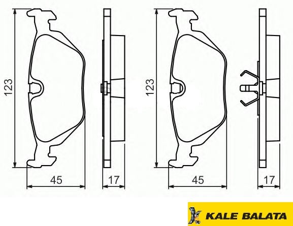 DİSK BALATA (ARKA) BMW 3 (E36) 91-