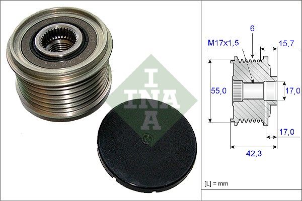 ALTERNATÖR KASNAĞI (6 KANALLI) RENAULT CAPTUR / CLIO IV-V / FLUENCE / KADJAR / KANGOO / MEGANE II-III-IV / SCENIC III / TALISMAN