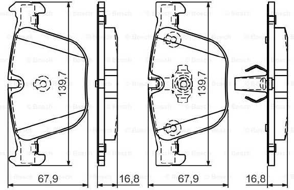 DİSK BALATA (ARKA) BMW (E60-E61)530D-535D 03-