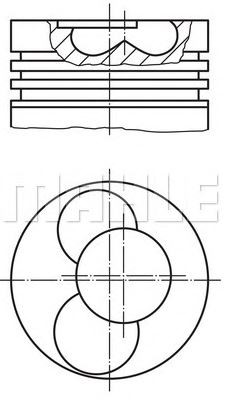 PİSTON,SEGMAN (+0.50)(79.51MM) 1,9TDİ AFN 1,2