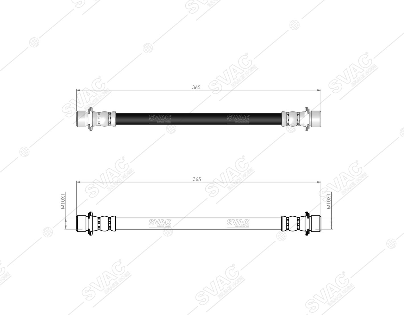 FREN HORTUMU (ÖN) TOYOTA CARINA 82-83 / CELICA 82-85 / HILUX 88-97 / 4 RUNNER 90-95