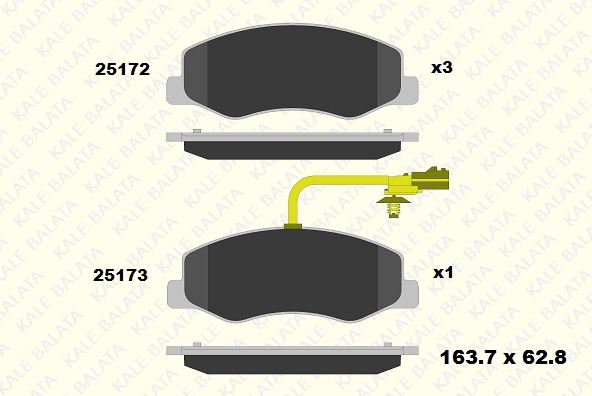 DİSK BALATA (ARKA) NİSSAN NV 400 - OPEL MOVANO B