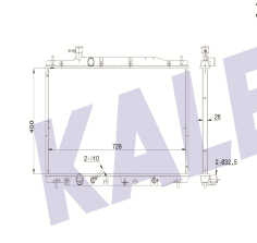 SU RADYATÖRÜ (BRAZING)(AT) HONDA CR-V III