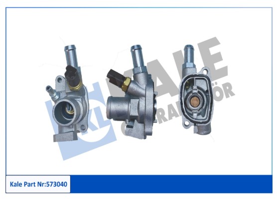 TERMOSTAT+FLANŞ FIAT 500 L / 500 X / BRAVO II / EGEA / PUNTO / PUNTO EVO - ALFA ROMEO GIULIETTA / MITO - JEEP COMPASS / RENEGADE - LANCIA DELTA III - ABART 124 / 500 / 595 / 695 / 500C / 595C / 695C