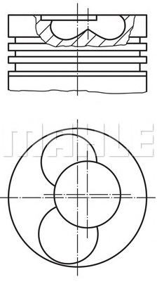 PİSTON,SEGMAN (+0.50)(79.51MM) VW GOLF IV,BORA-AJM,ATJ,AUY