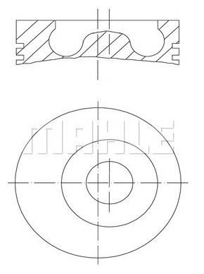 PİSTON,SEGMAN (+1.00)(82.50MM) FORD CONNECT 1.8TDCI 02- (75PS)