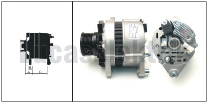 ALTERNATÖR 14V / 80A TÜRK TR TÜMOSAN