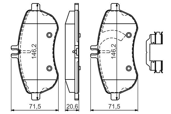 DİSK BALATA (ÖN)(ESKİ NO:0986495104) MERCEDES C180CDI 08- / C200 07-