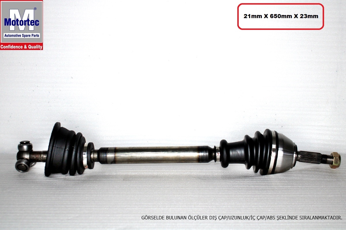 AKS KOMPLE (SOL)(650,00MM) RENAULT R19 I 88-92 / R19 II 92-95
