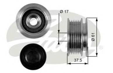 ALTERNATÖR KASNAĞI (6 KANALLI) MB C SERİSİ (W202) 93-00, T MODEL (S202) 96-98, E SERİSİ (W124) 93-95, (W210) 95-99, T MODEL (S210) 96-99, G SERİSİ (W463) 96-00, S SERİSİ (W410) 96-98, SPRINTER 95-04, PUCH G MODEL (W463) 96-00