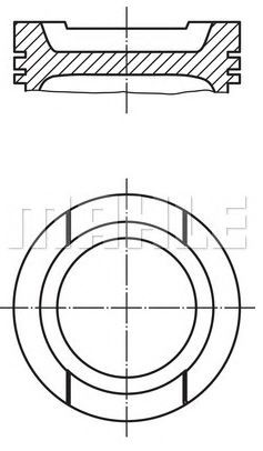 PİSTON,SEGMAN (STD)(81.01MM) 1,6 BFQ