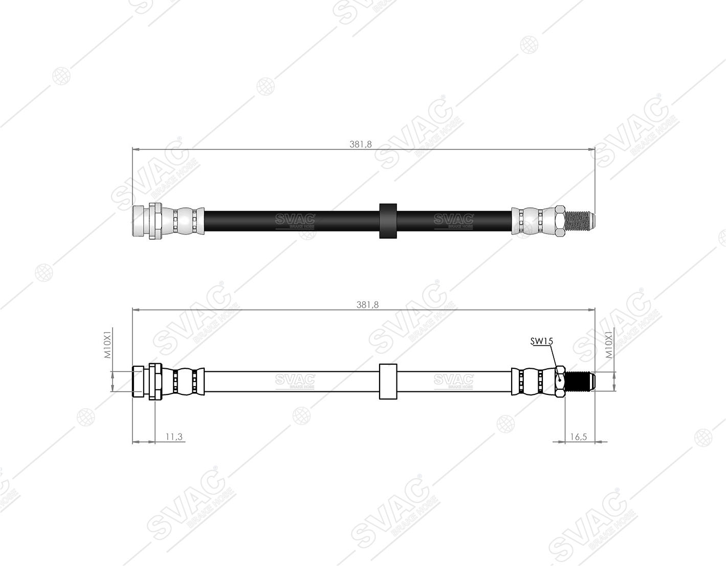 FREN HORTUMU (ARKA) FORD CONNECT 02-13