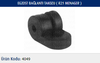 EGZOST BAĞLANTI TAKOZU RENAULT R21 / CLIO I / KANGOO / TWINGO / LAGUNA