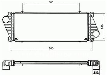 INTERCOOLER(IME003) FORD SPRINTER 95- / LT 96-