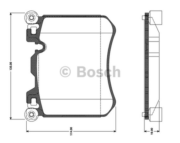 (BSC)DİSK BALATA (ÖN) X5 2,0D 09-