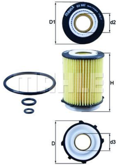 YAĞ FİLTRESİ M.BENZ W170 A160-A180-A200 12- / W246 B160-B180-B200 11- / W205 C160-C180-C200-C250 13- / W213 E200-E250-E300 16- (M274)