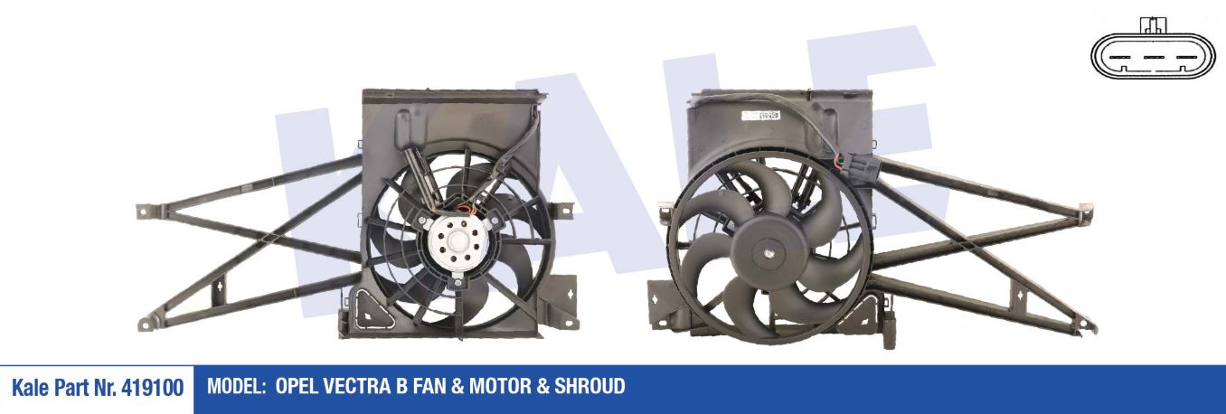 FAN MOTORU (DAVLUMBAZLI) OPEL VECTRA B