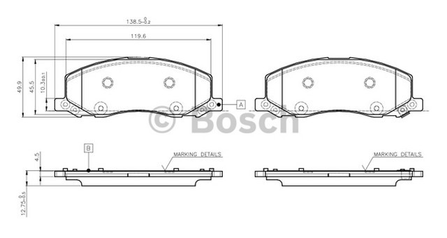 DİSK BALATA (ÖN)(YENİ NO:0986494298) INSIGNIA 2,0T-1,6-2,0CDTİ 08-