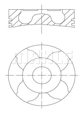 PİSTON,SEGMAN (STD)(75.00MM) PEUGEOT 206 DV6 HDI 1.6 16V 0.20 mm