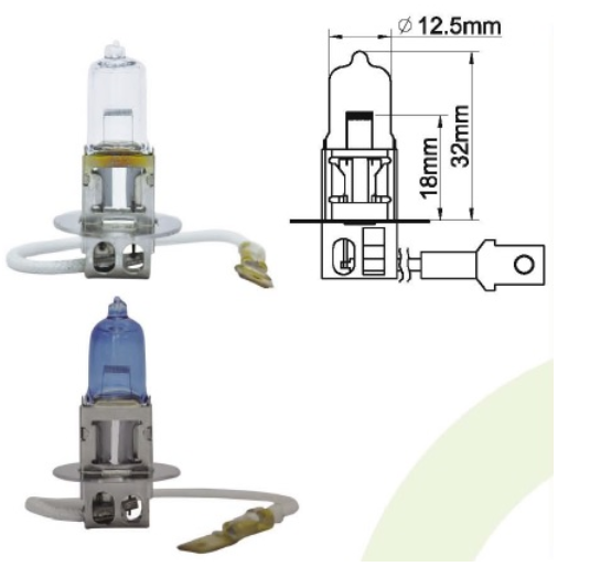 AMPUL , HALOJEN 12V. H3 55W