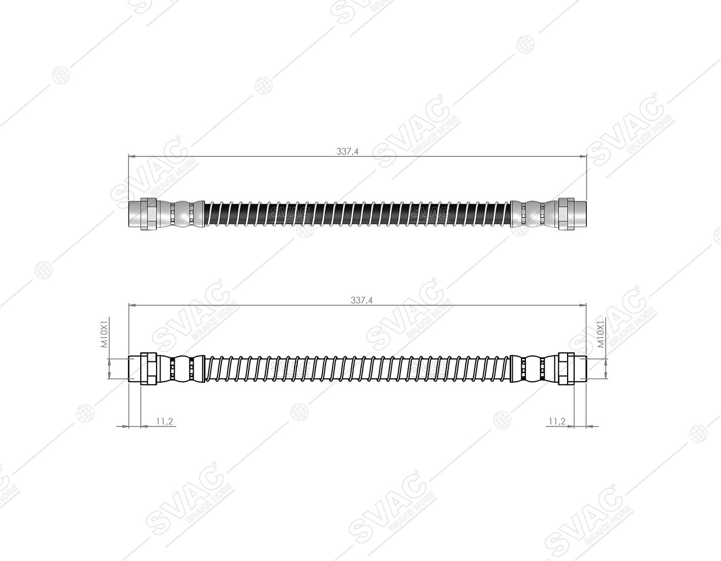 FREN HORTUMU (ARKA) VW AMAROK 11-