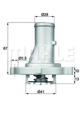 TERMOSTAT (87°C) 87 C UNO / 1.2 PALIO