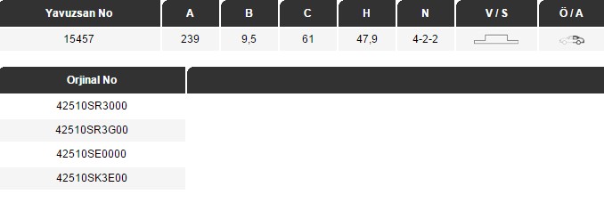 FREN DİSKİ (ÖN) HAVALI(293MM) HONDA CIVIC / JAZZ 95-08