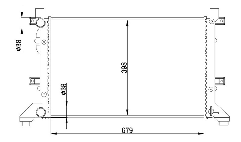 SU RADYATÖRÜ (BRAZİNG)(MT)(BVW014) VW LT 35/46 2.5 TDİ 97-07