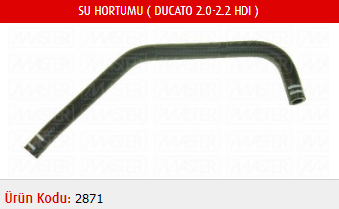 SU POMPASI HORTUMU FIAT DUCATO 2.0-2.2 HDI  02-->