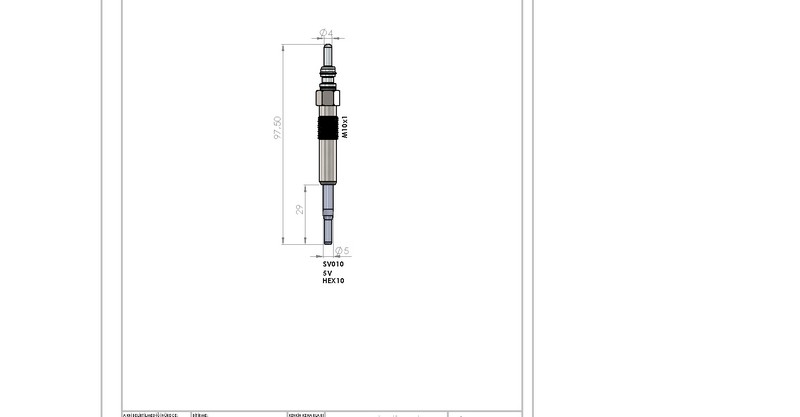 KIZDIRMA BUJİSİ (5,0V) VW TRANSPORTER T5 / PASSAT / CADDY III / GOLF / JETTA 1.9 TDI / AUDI A3 / A4 1.9 TDI