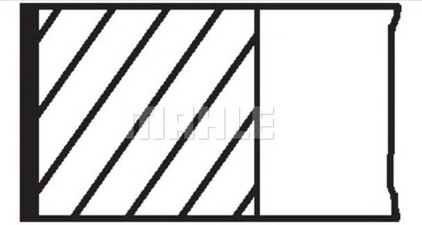 SEGMAN (+0.50)(78.50MM) PEUGEOT 206 207 307 PARTNER / CITROEN C3 BERLINGO 1.6 N6A TU5JP4 NFW NFY TU5J2 NFZ TU5JP