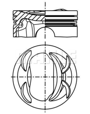 PİSTON,SEGMAN (76.51MM) VW GOLF 07-09 / JETTA III 07-10 / IV 11- / PASSAT 07-10 / SCIROCCO 08-17 / TIGUAN 10-18 / SKODA OCTAVIA II 08-13 / RAPID 12-15 / SUPERB II 08-15 / YETI 10-15 / SEAT ALTEA 07- / LEON 07-12 / TO