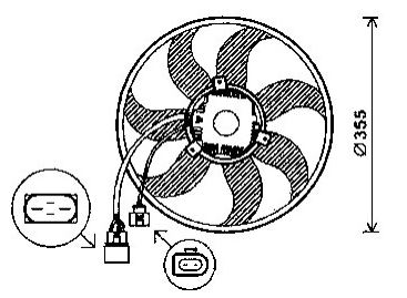 FAN MOTORU VW GOLF V 1.4İ 03-09