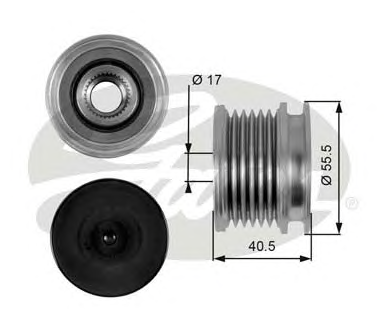 ALTERNATÖR KASNAĞI (6 KANALLI) MB C SERİSİ (W202) 97-00, T MODEL (S202) 97-01, E SERİSİ (W210) 99-02, T MODEL (S210) 99-03, SPRINTER 00-06, V SERİSİ (638/2) 99-03, VITO MINIBUS (638) 99-03