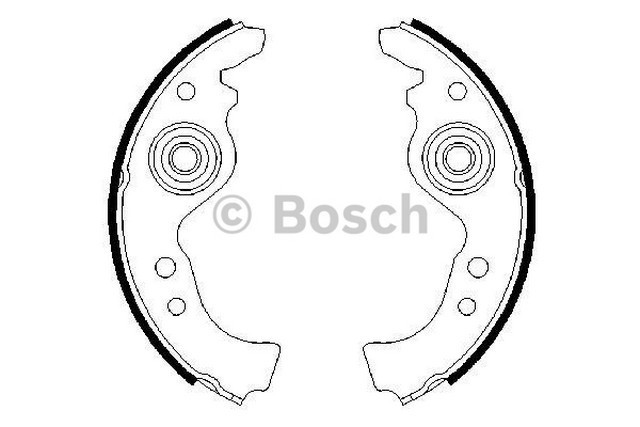 PABUÇLU FREN BALATASI (ARKA) FIAT PANDA 86- / PUNTO 96- / TEMPRA 90- / TIPO 88- / UNO 92-