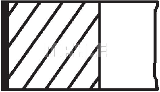 SEGMAN (+0.50)(92.50MM) PEUGEOT BOXER 2.5 94- T9A (DJ5)